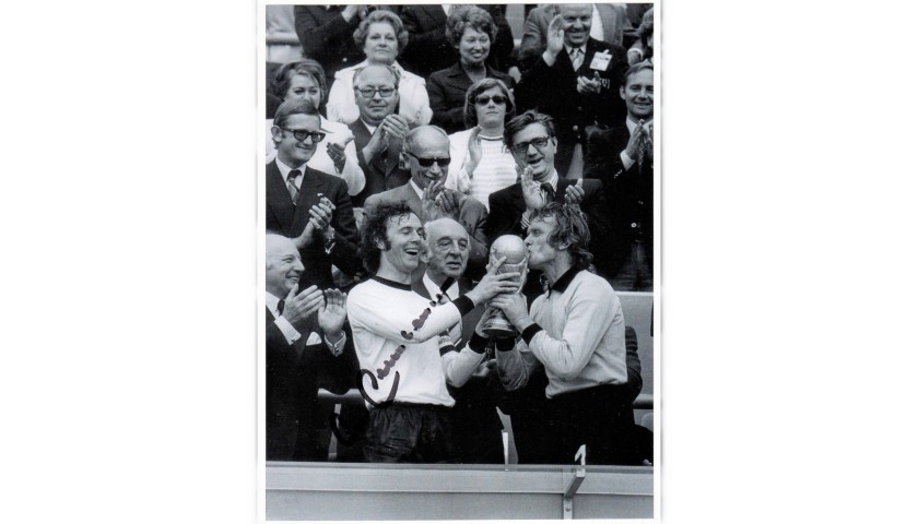 Franz Beckenbauer Signed Photograph, 1974 World Cup 
