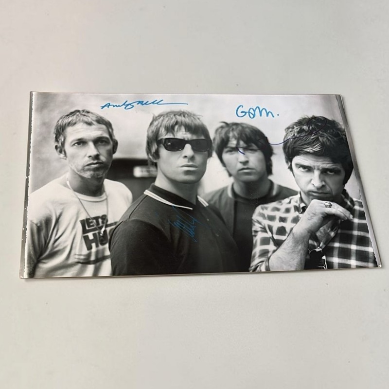 Oasis Signed Photograph
