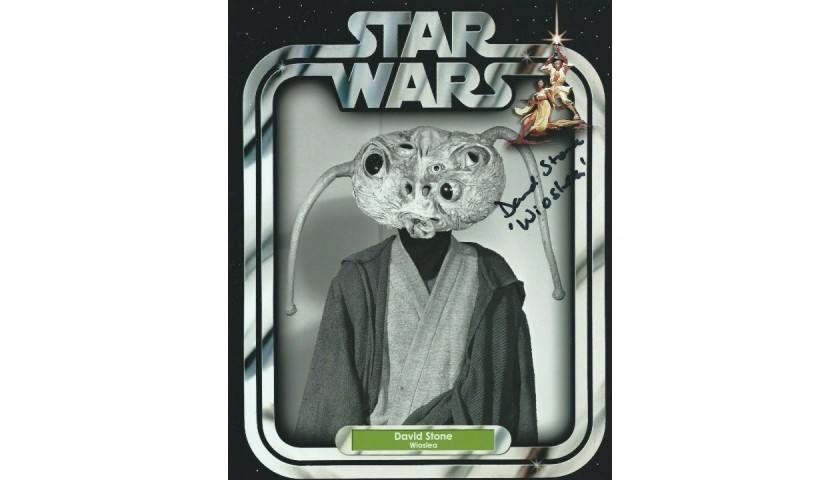 "Star Wars: Return of the Jedi" - Foto autografata da David Stone