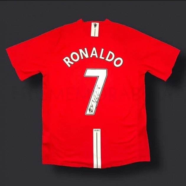 Ronaldo's Man Utd Worn and Signed Shirt, 2008/09 - CharityStars