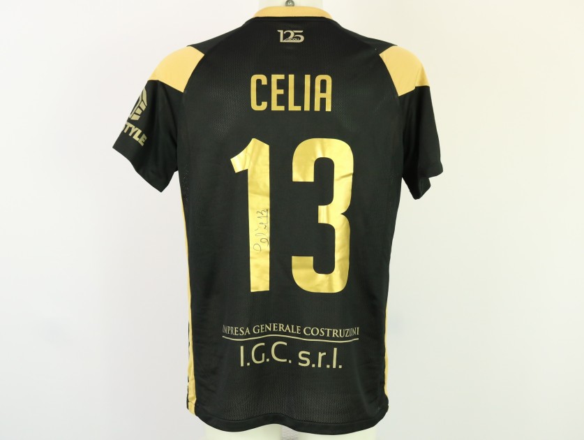 Celia's unwashed Signed Shirt, Spezia vs Ascoli 2024