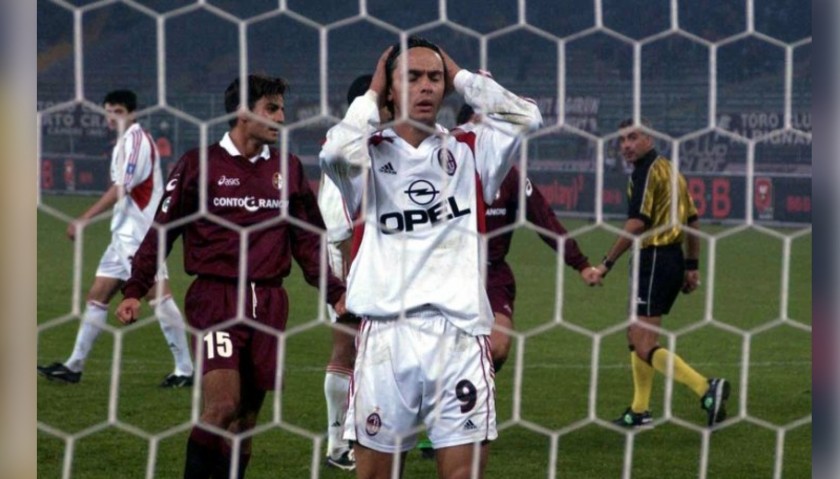 Inzaghi's Milan Match Shirt, Serie A 2001/02