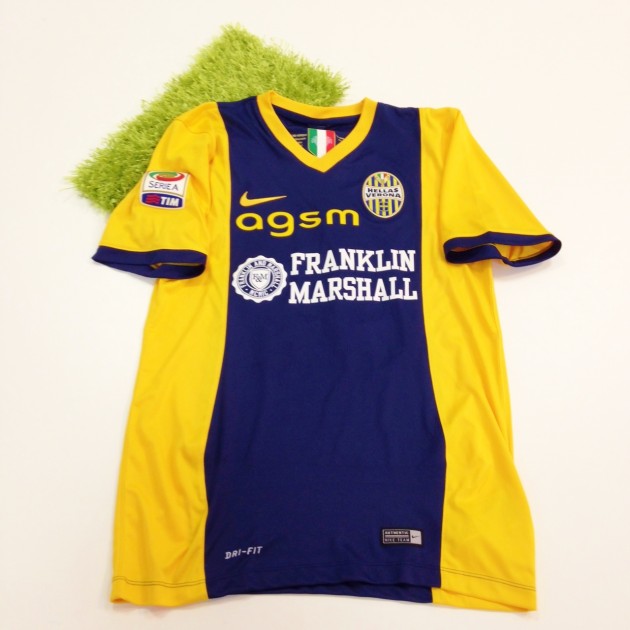Agostini match worn shirt, Udinese-Hellas Verona, December 14th 2014