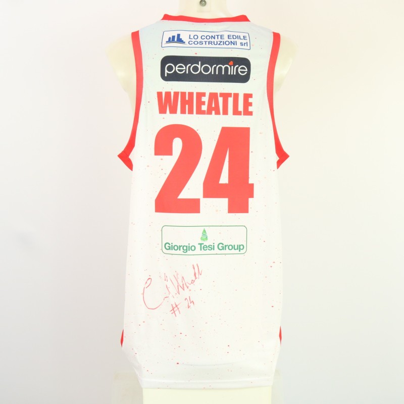 Wheatle's Signed Unwashed Kit, Estra Pistoia vs Bertram Derthona Tortona 2024