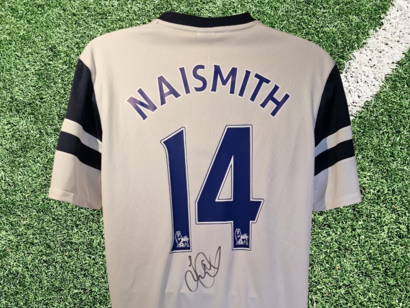 Steven Naismith Signed 2013-14 Everton Away Football Shirt