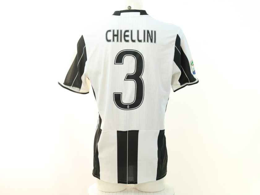 Chiellini's Juventus Match-Issued Shirt, 2016/17