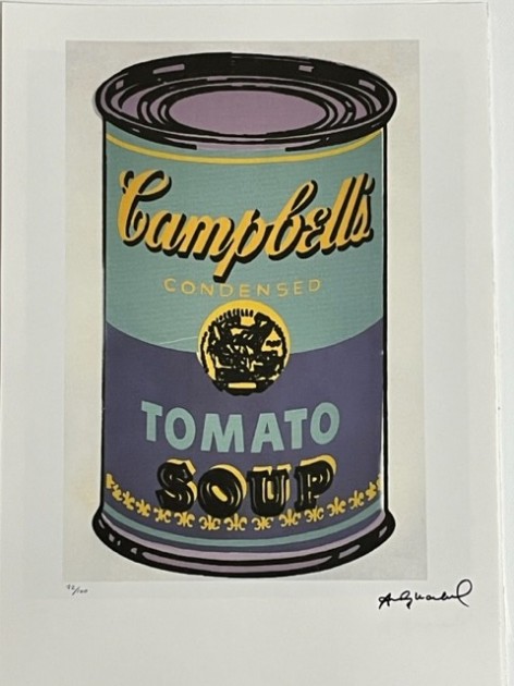 Andy Warhol "Campbell's" firmata