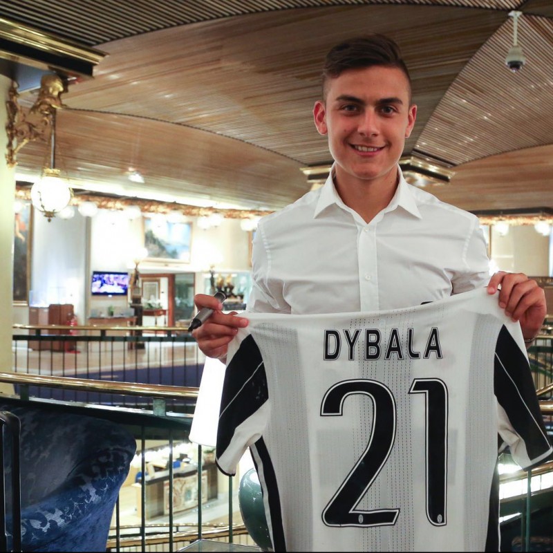 Paulo Dybala Match Shirt worn in Lazio-Juventus - signed