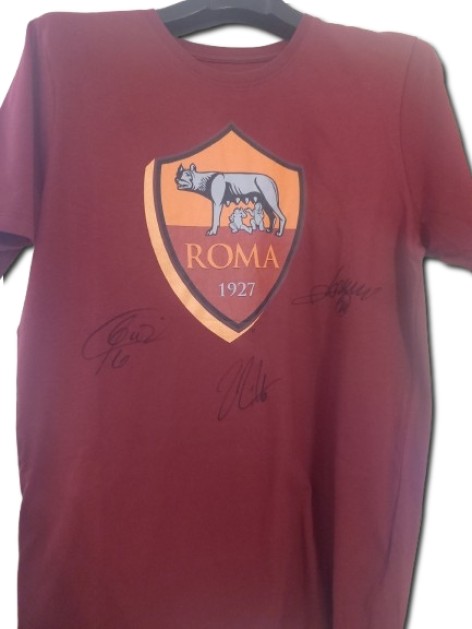 Roma's Official T-Shirt, 2016/17 - Signed by the Players