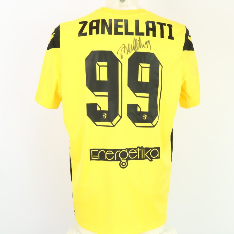 Zanellati's unwashed Signed Shirt, Catania vs Padova Shirt, Coppa Italia final 2024 