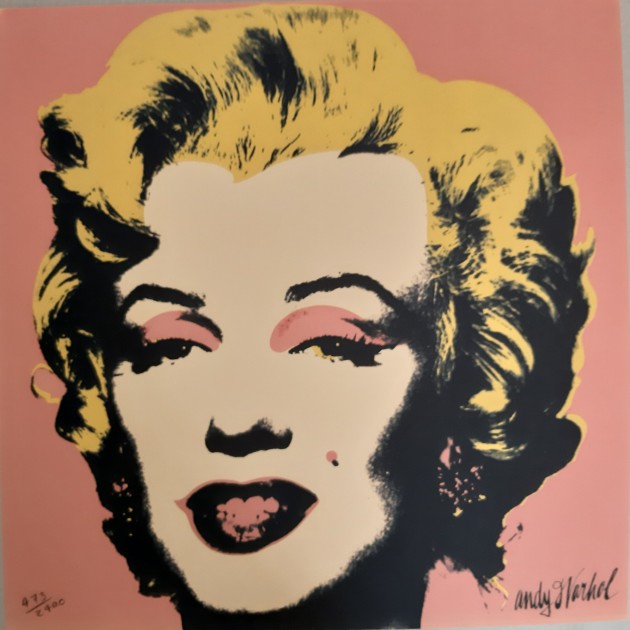 Marilyn di Andy Warhol firmata