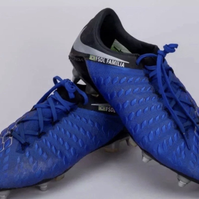 Malcom's FC Barcelona 2018 Champions League Match-Worn Boots vs Inter Milan