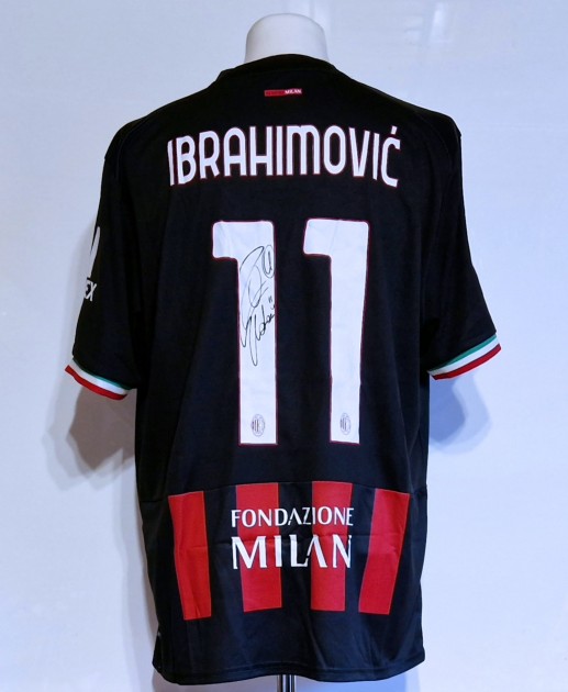 Zlatan Ibrahimović AC Milan Signed Shirt