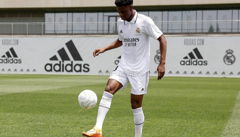 Aurélien Tchouaméni's Real Madrid Signed and Framed Shirt