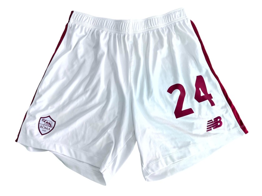 Kumbulla's Roma Unwashed Shorts, 2022/23