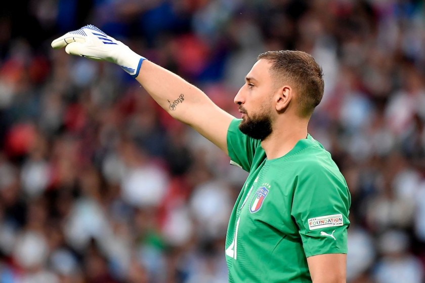 Donnarumma's Match-Issued Shirt, Italy-Argentina 2022