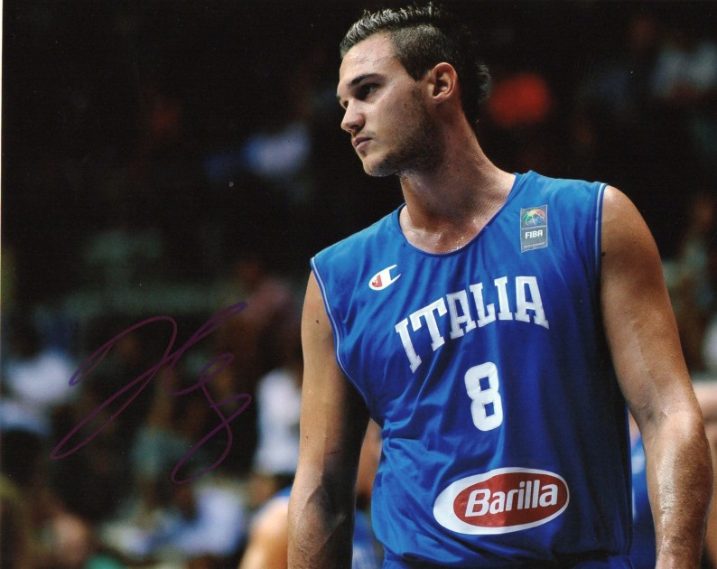 Fotografia autografata da Danilo Gallinari