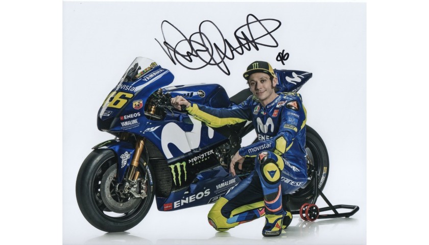 Valentino Rossi Signed Photograph