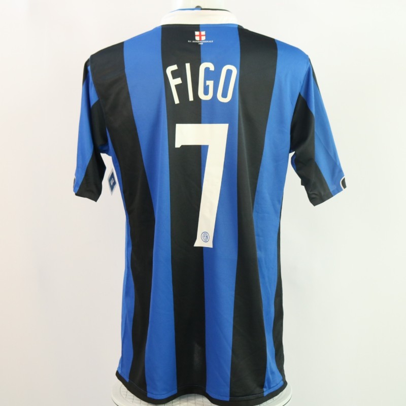 Figo's Match-Worn Shirt, Inter vs Lazio 2006/07 - Celebratory 15th Scudetto