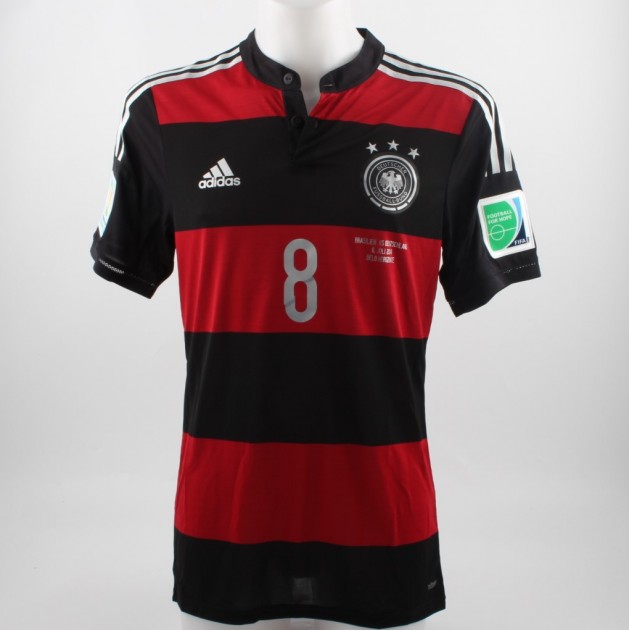 Ozil shirt, issued/worn Brazil-Germany, 7/8/14, World Cup 2014 Semifinal