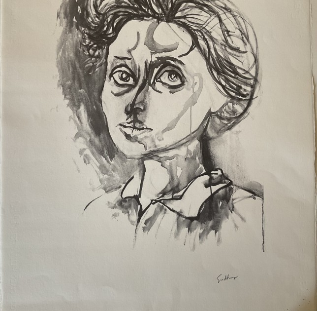 artwork "Rosa Luxemburg" by Renato Guttuso