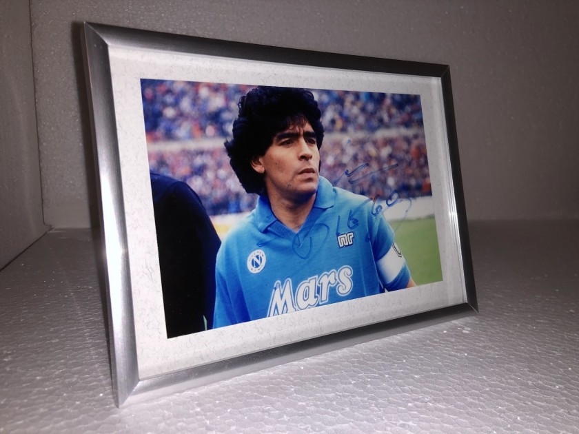 Diego Armando Maradona Signed Photograph