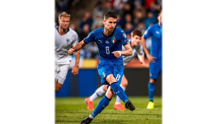Jorginho's Match Shirt, Finland-Italy 2019