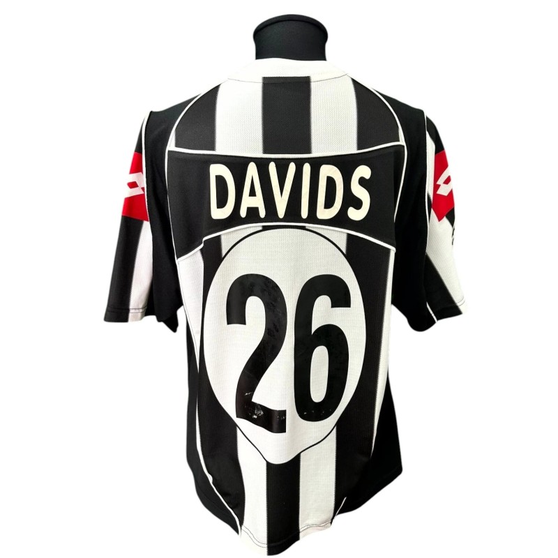 Davids' Juventus Issued Shirt, UCL 2002/03