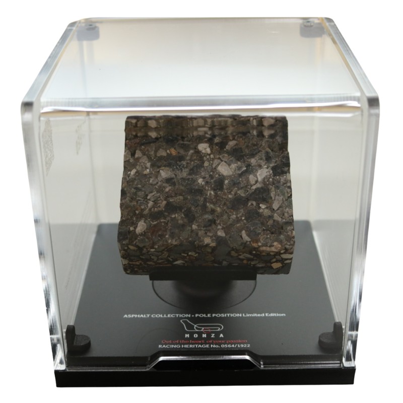 Relic Limited Edition of a Piece of Asphalt from the Autodromo Nazionale Monza – Signed by Hamilton and Leclerc