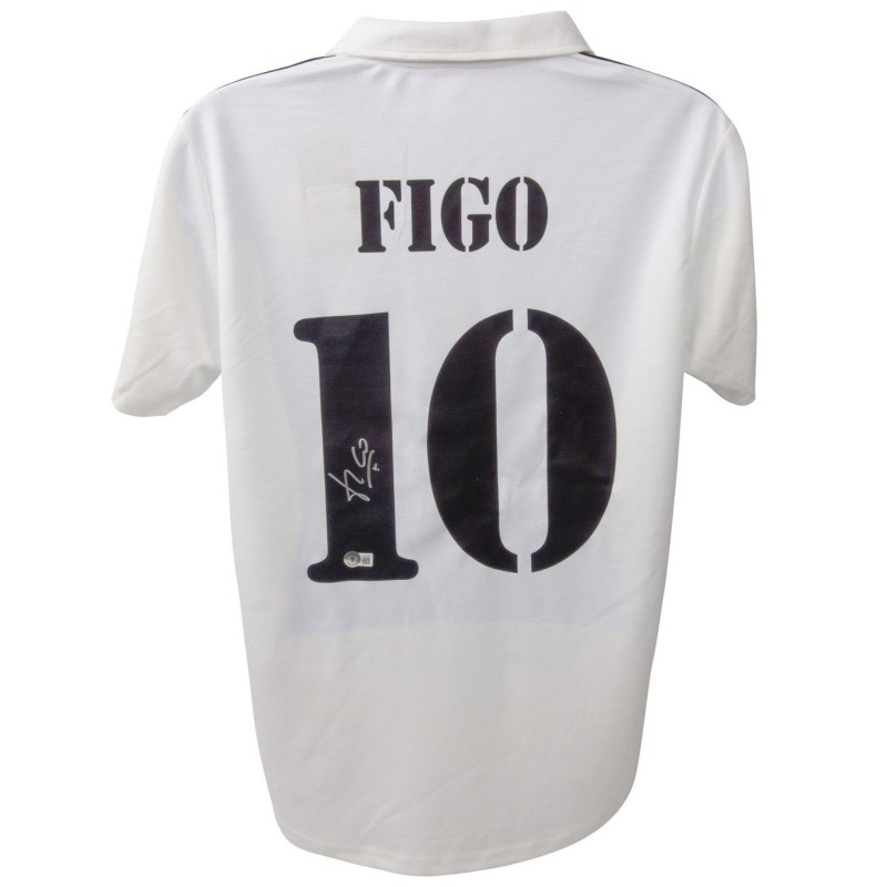 Luis Figo's Real Madrid Signed Replica Shirt