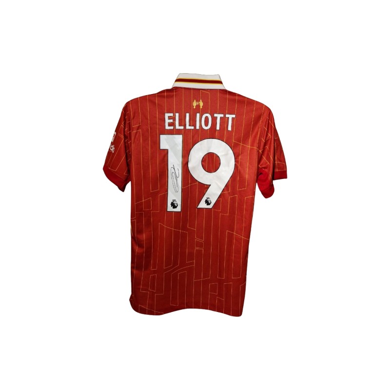 Harvey Elliott Signed Liverpool 2024-25 Home Football Shirt