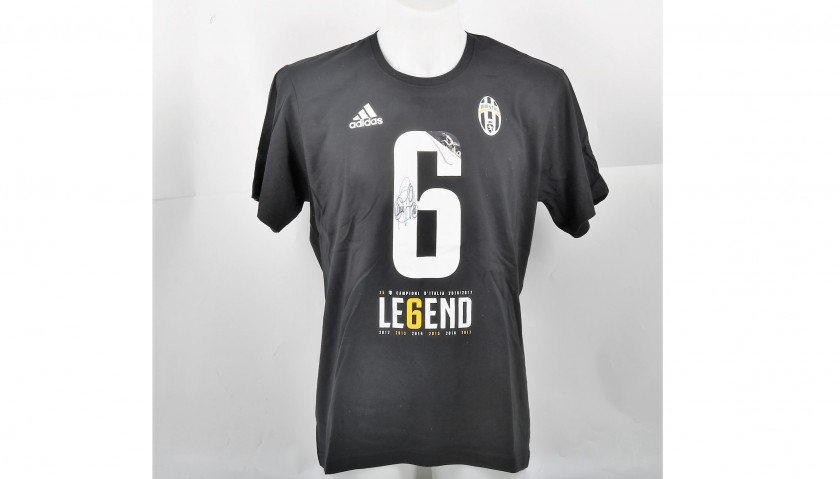 Juventus Scudetto T-shirt - Signed by Claudio Marchisio