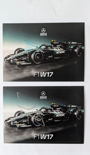 Driver Cards Mercedes - Autografate da George Russell e Kimi Antonelli