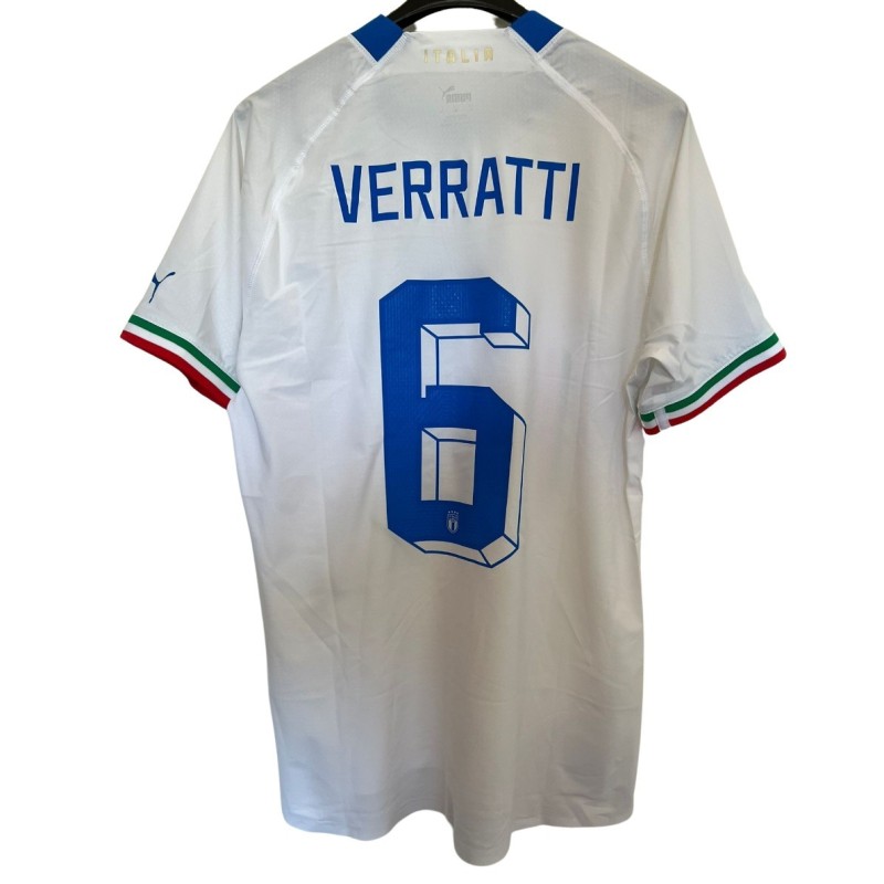 Verratti's Match Shirt, Austria vs Italy 2022