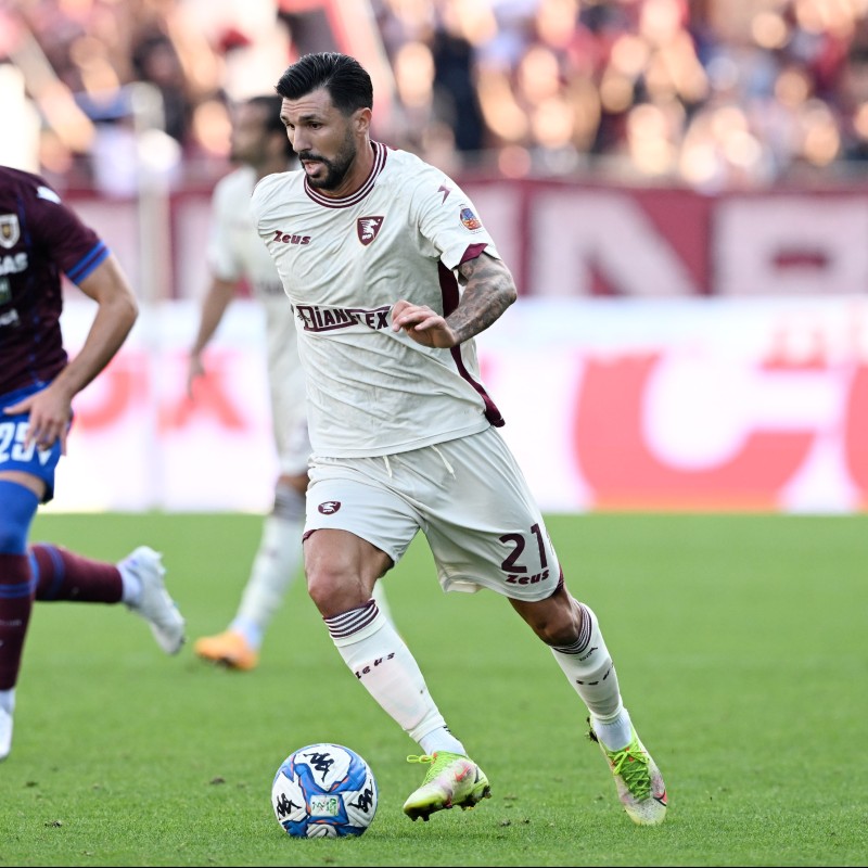 Soriano's Match-Worn Shirt, Reggiana vs Salernitana 2024