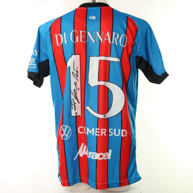 Di Gennaro's unwashed Signed Shirt, Catania vs Trapani 2024 