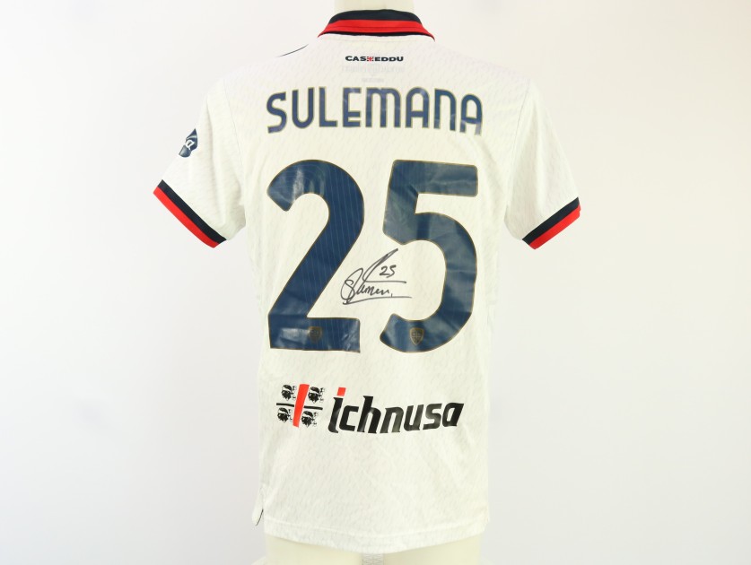 Maglia Sulemana unwashed Milan vs Cagliari 2024 "Festa della Mamma" - Autografata