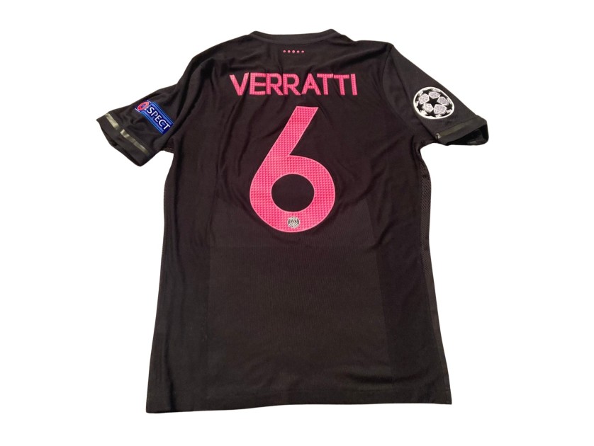 Verratti's Match-Issued Shirt, Malmo vs PSG 2015 "Je Suis Paris"