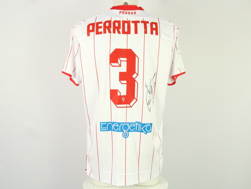 Perrotta's unwashed Signed Shirt, Padova vs Catania jersey, Coppa Italia final 2024 