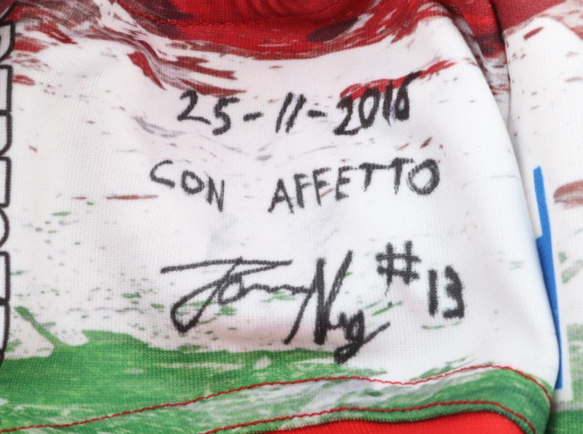 Posillipo Skull Cap signed by Tommy Negri, European Supercup 2016