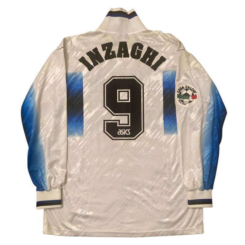 Inzaghi's Atalanta Match-Issued Shirt, 1996/97