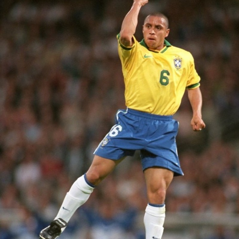 Carlos' Brazil 1998 Signed Shirt