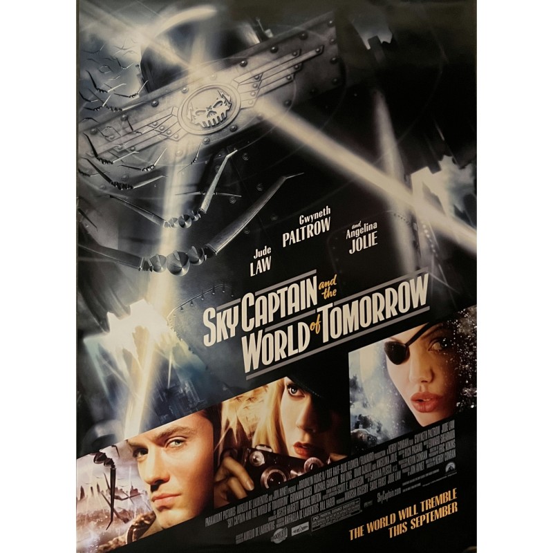 Sky Captain and the World of Tomorrow (2004) Original Movie Poster – Paramount Pictures Executive Collection – 27 x 41 Inches