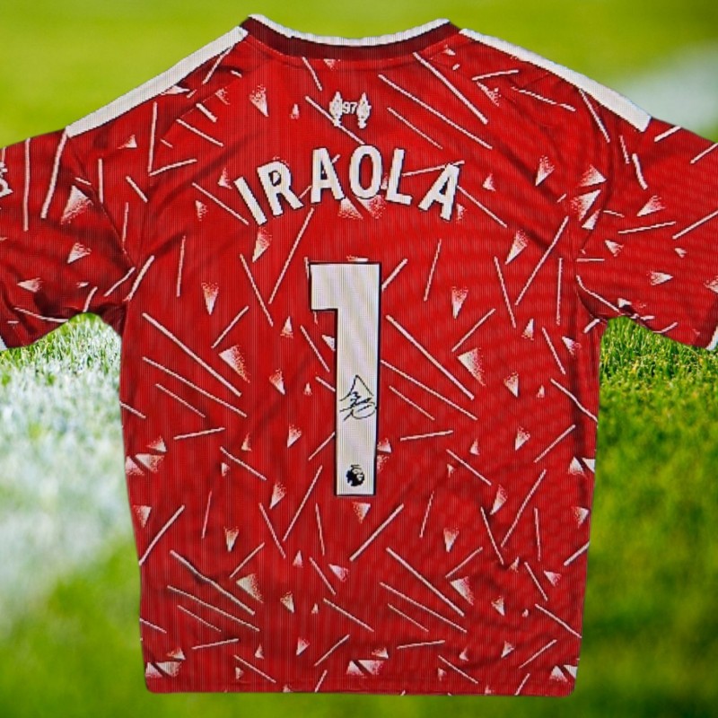 Andoni Iraola's Liverpool 2026–27 Signed Football Shirt 