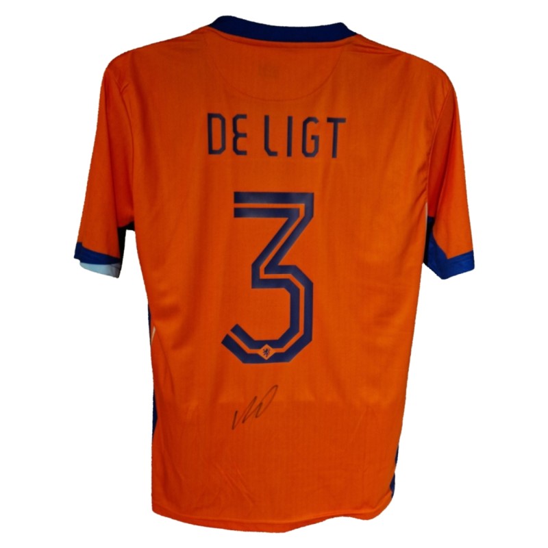 Matthijs De Ligt Signed Netherlands 2024-25 Football Shirt