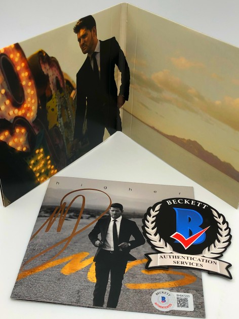 Michael Buble "Higher" Signed Album