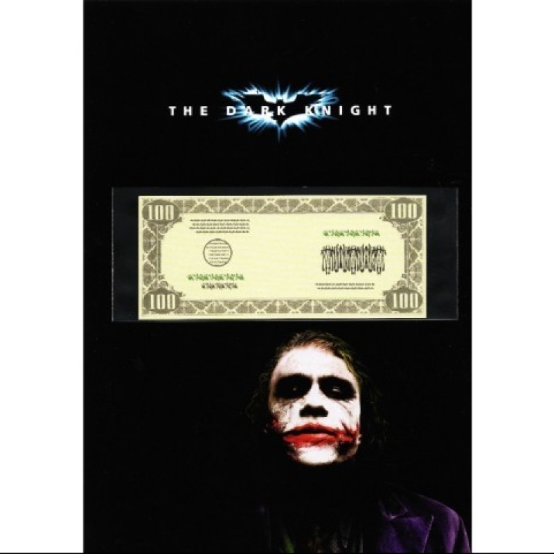 "The Dark Knight" - Original Prop Banknote