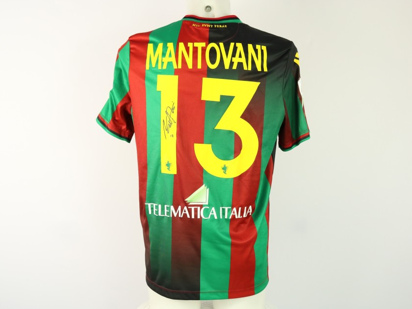 Mantovani's Worn Signed Shirt, Ternana vs Cittadella 2024 