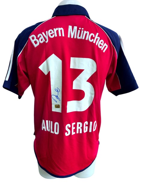 Maglia Ufficiale Paulo Sergio Bayern Monaco, 1999/00 - Autografata