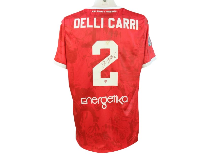 Delli Carri's SIgned Unwashed Shirt, Pergolettese vs Padova 2024